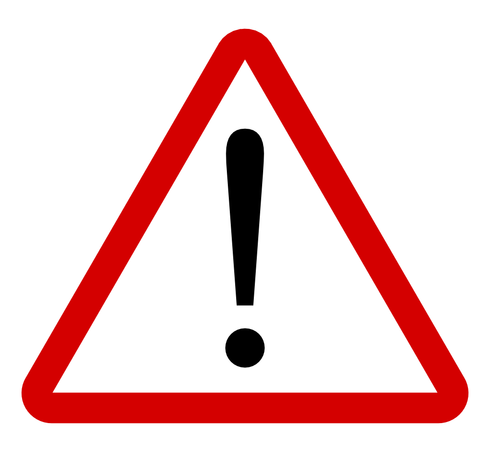 1000x923 Clipart Warning