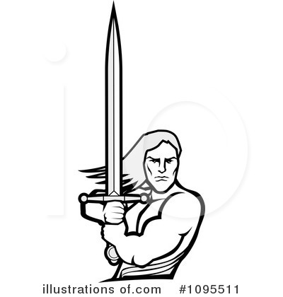 400x420 Warrior Clipart