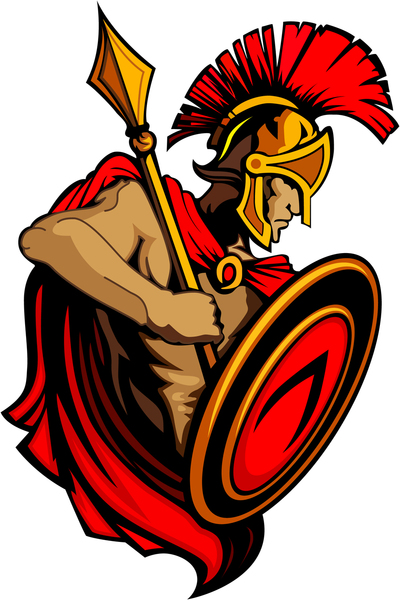 400x600 Warrior Clipart