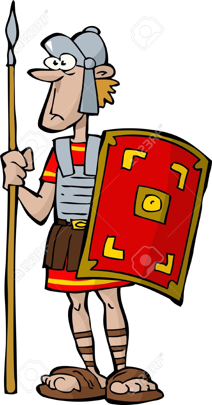 682x1300 Roman Warriors Clipart Roman Shield