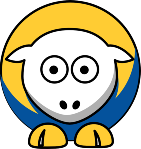 282x297 Sheep Golden State Warriors Team Colors Clip Art