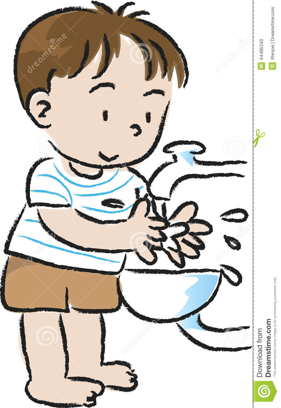 896x1300 Kids Hand Washing Clipart