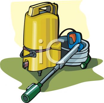 350x344 Pressure Washer Gun Clipart