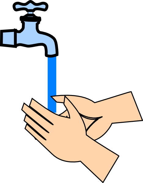 468x595 Free Hand Washing Clipart Image