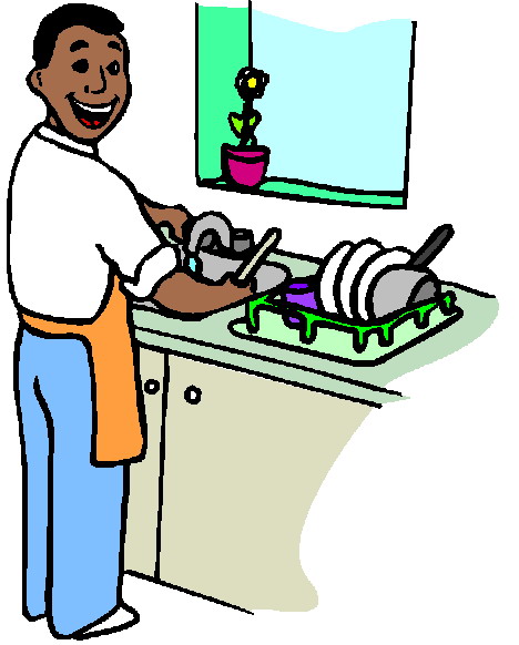 468x582 Washing Clipart