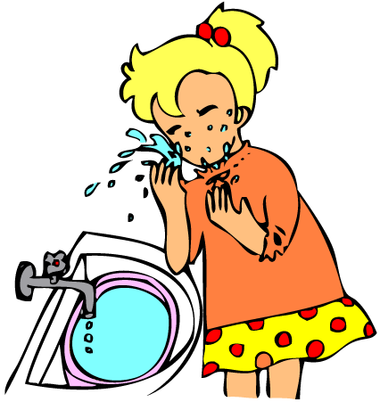 426x451 Washing Face Clip Art.gif Clipart Panda