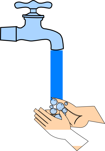 414x596 Hand Washing Clip Art Pictures