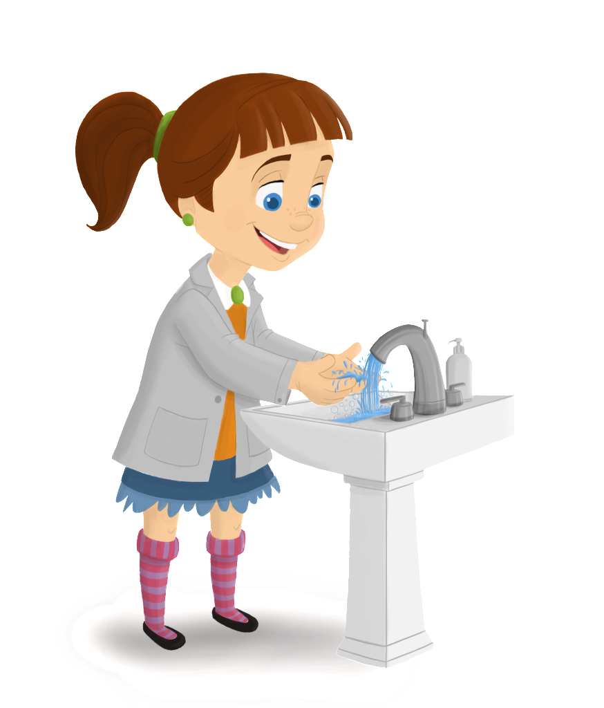 874x1024 Hand Washing Hands 2 Clip Art Image