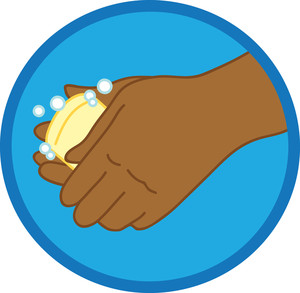 300x293 Washing Hands Clipart Image