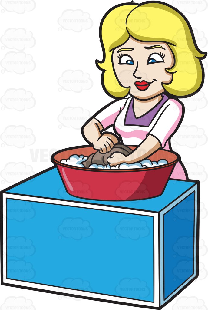 687x1024 Washing Clothes By Hand Clipart