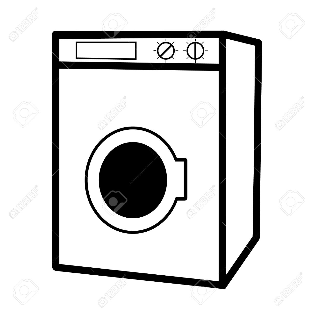 1300x1300 Washing Machine Clipart Black And White Letters Example