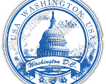 340x270 Washington Dc Decal Etsy