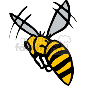 300x300 Royalty Free Wasp 132888 Vector Clip Art Image