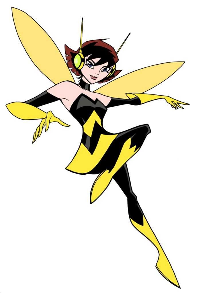 736x1021 Wasp Character Clip Art