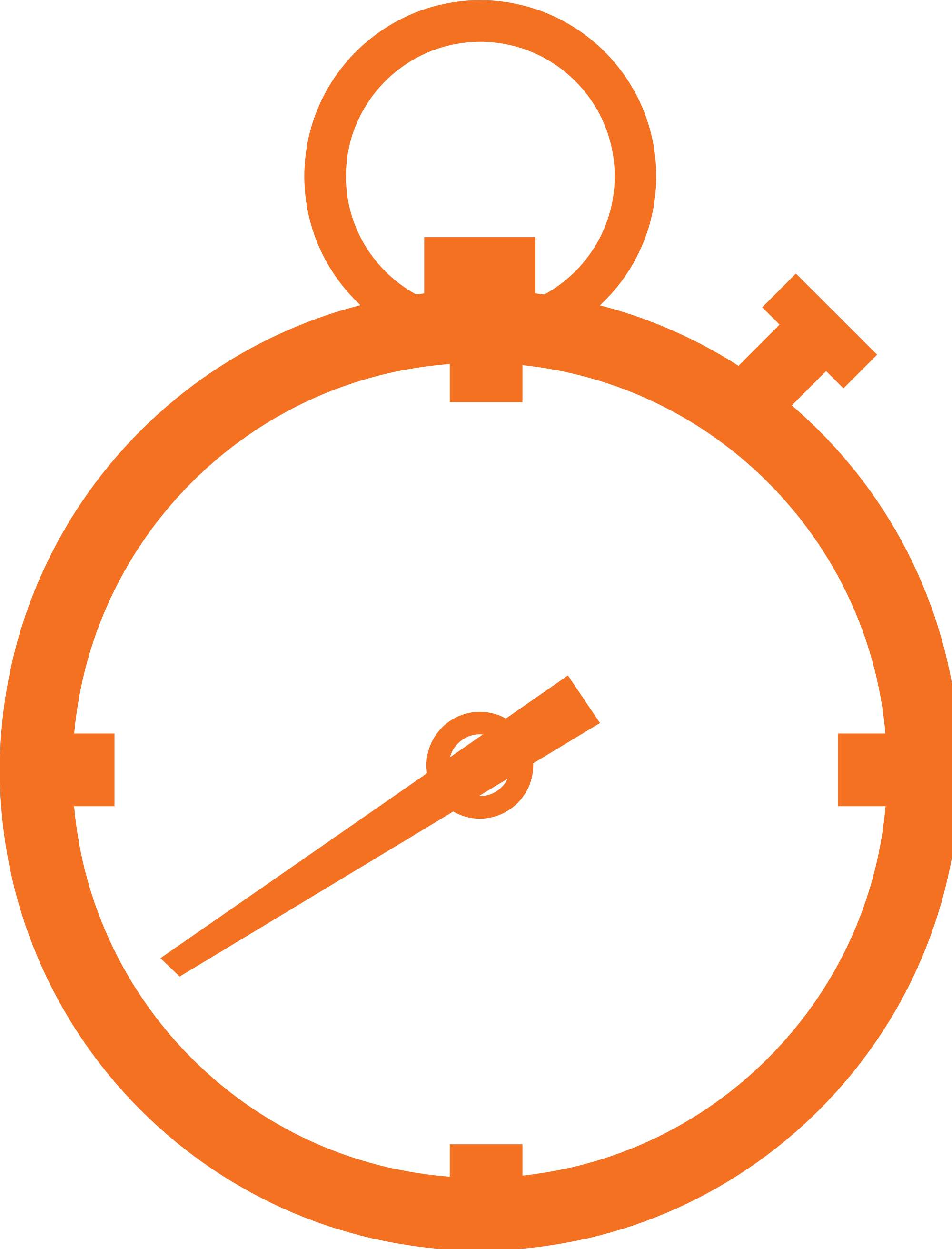 2000x2623 Fileorange Watch Clip Art.svg