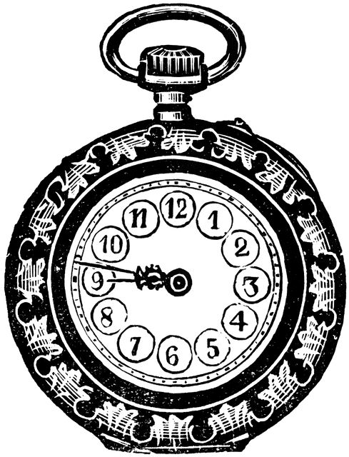 489x640 Watch Clipart Antique