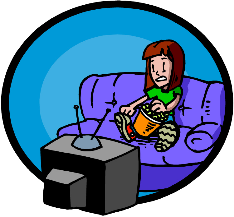 750x698 Tv Clipart Watch Movie