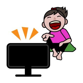 340x340 Free Cliparts Children, To See, Tv Set, Tv