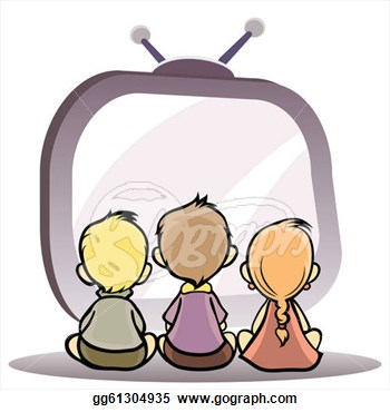 350x370 Friends Watching Tv Cliparts