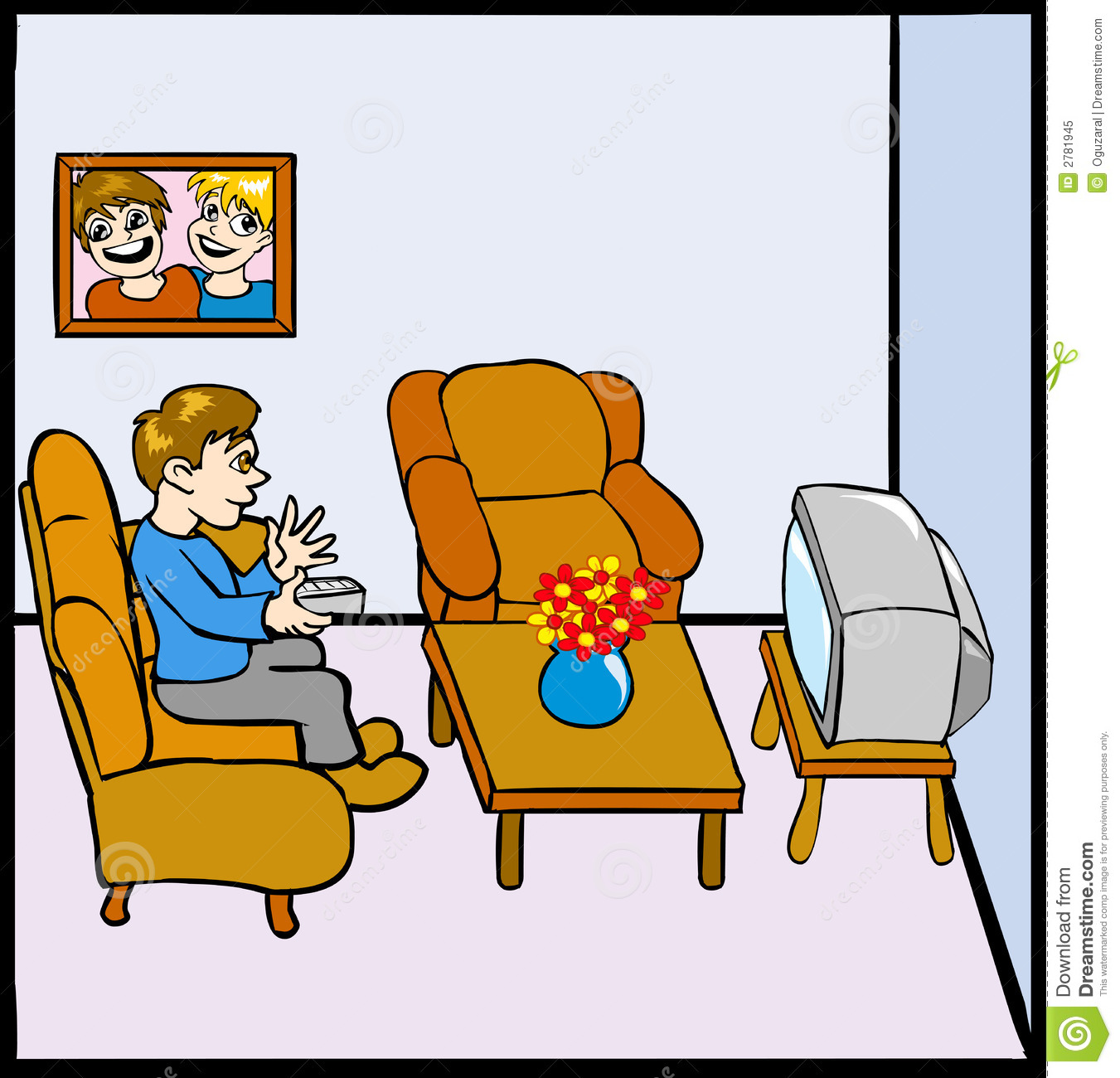 1351x1300 Tv Room Clipart