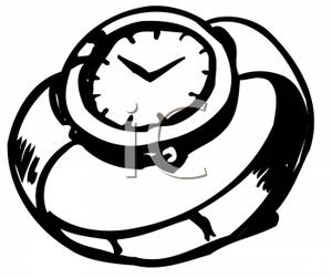 300x251 Watch Clipart Black And White Clipart Panda