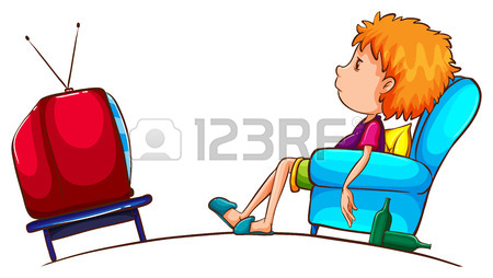 450x254 A Illustration Of A Family Watching Moviestelevision At Home