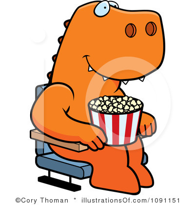 400x420 Watching Movies Clipart