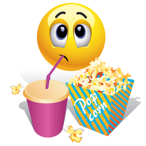 500x500 Emoticon Watching A Movie Symbols Amp Emoticons