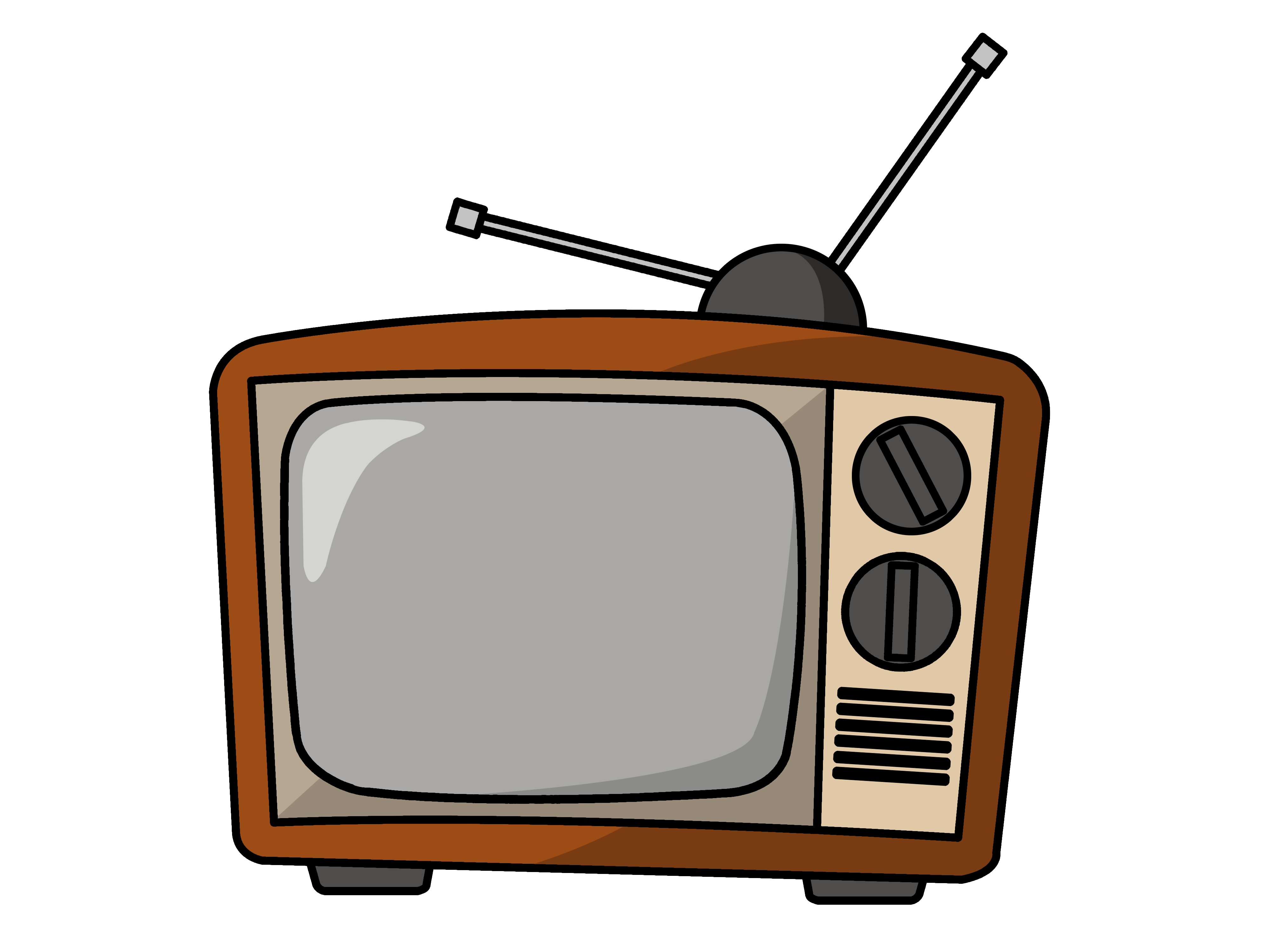 Watching Tv Clipart