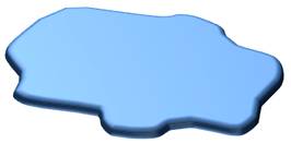 266x131 Blue Water Clipart Puddle