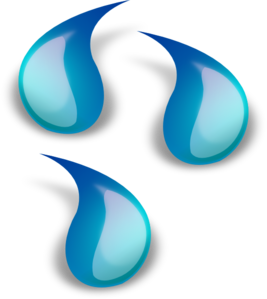 267x299 Water Droplets Clip Art