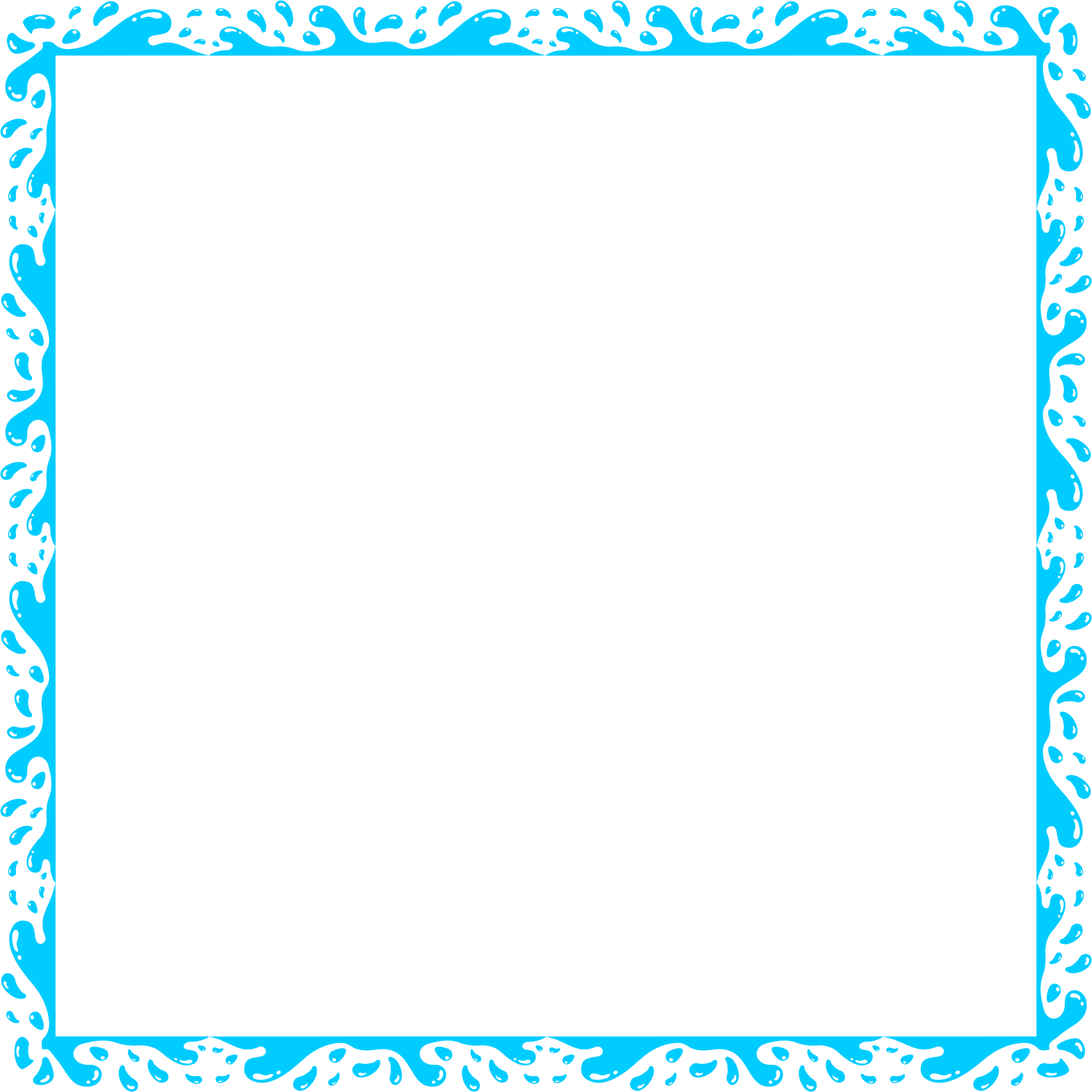 2318x2318 Splash Clipart Border