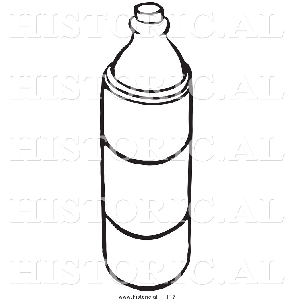 1024x1044 Historical Vector Illustration Of A Water Bottle