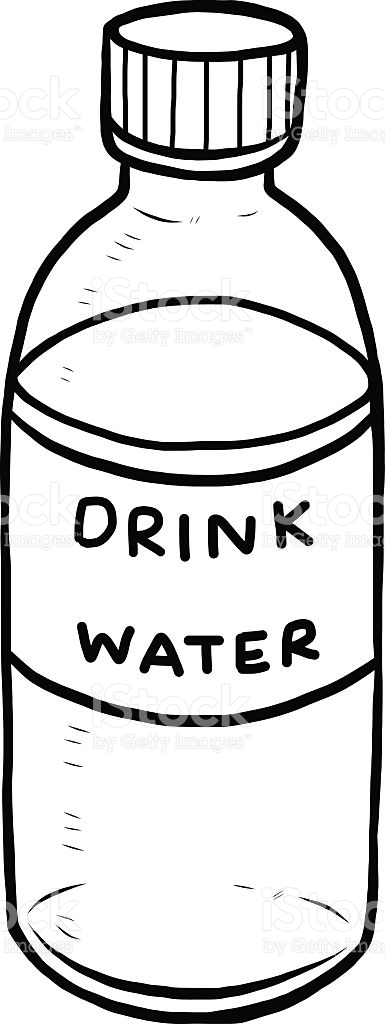 385x1024 Bottle Clipart Black And White