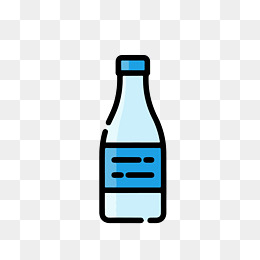 260x260 Vector Diagram Of Mineral Water Bottles, Cup, Blue, Bottle Png