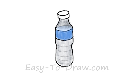 458x258 How Draw A Cartoon Water Bottle For Kids Easy