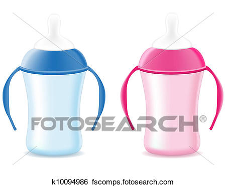 450x373 Clip Art Of Baby Bottle Feeding K10094986