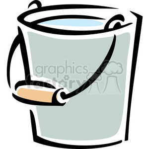 300x300 Royalty Free Water Bucket 384910 Vector Clip Art Image