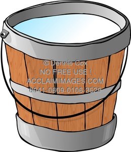 259x300 Wooden Bucket Clipart