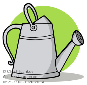 300x293 Image Of A Tall Metal Watering Can