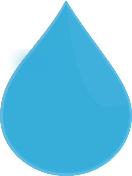 450x599 Blue Water Drop Clip Art