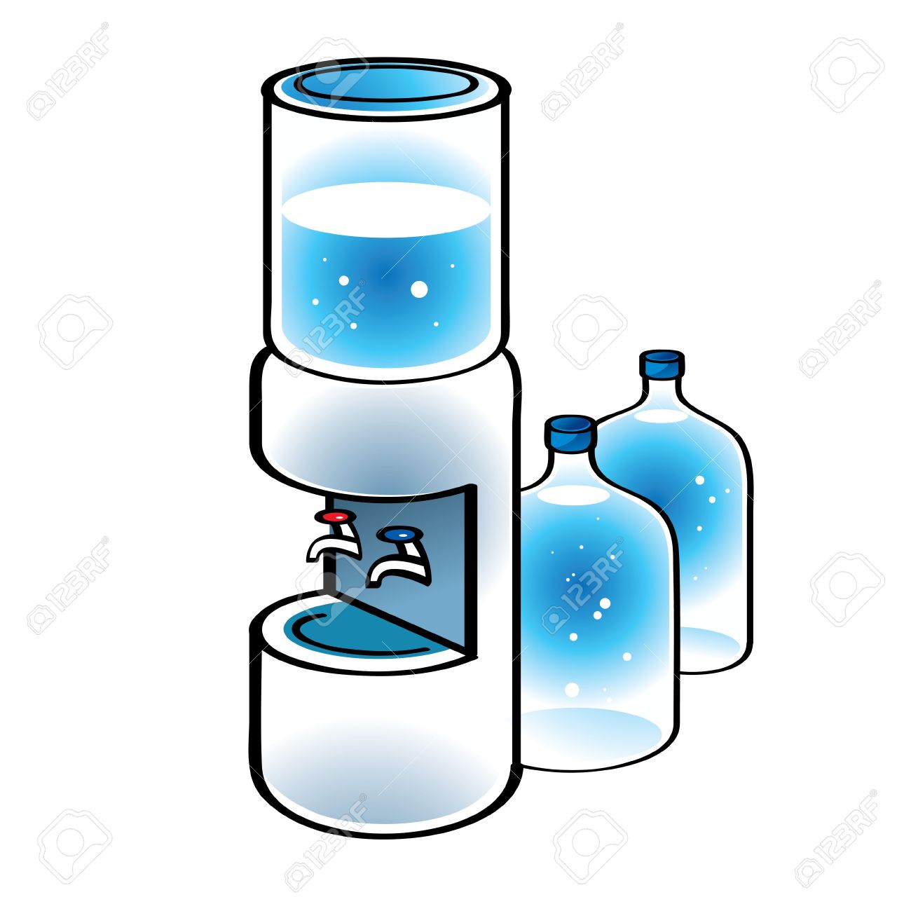 1300x1300 Water Cooler Clip Art Cliparts