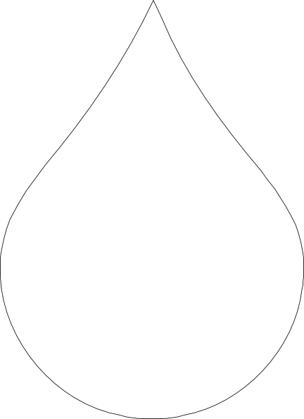 432x595 Water Drop Clip Art