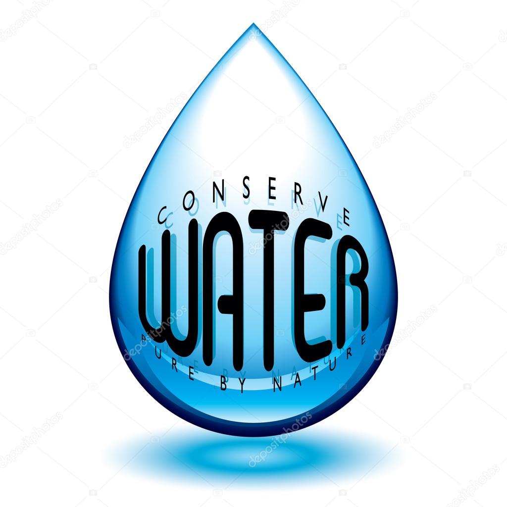1024x1024 Water Drop Tap Conserve Clipart Free