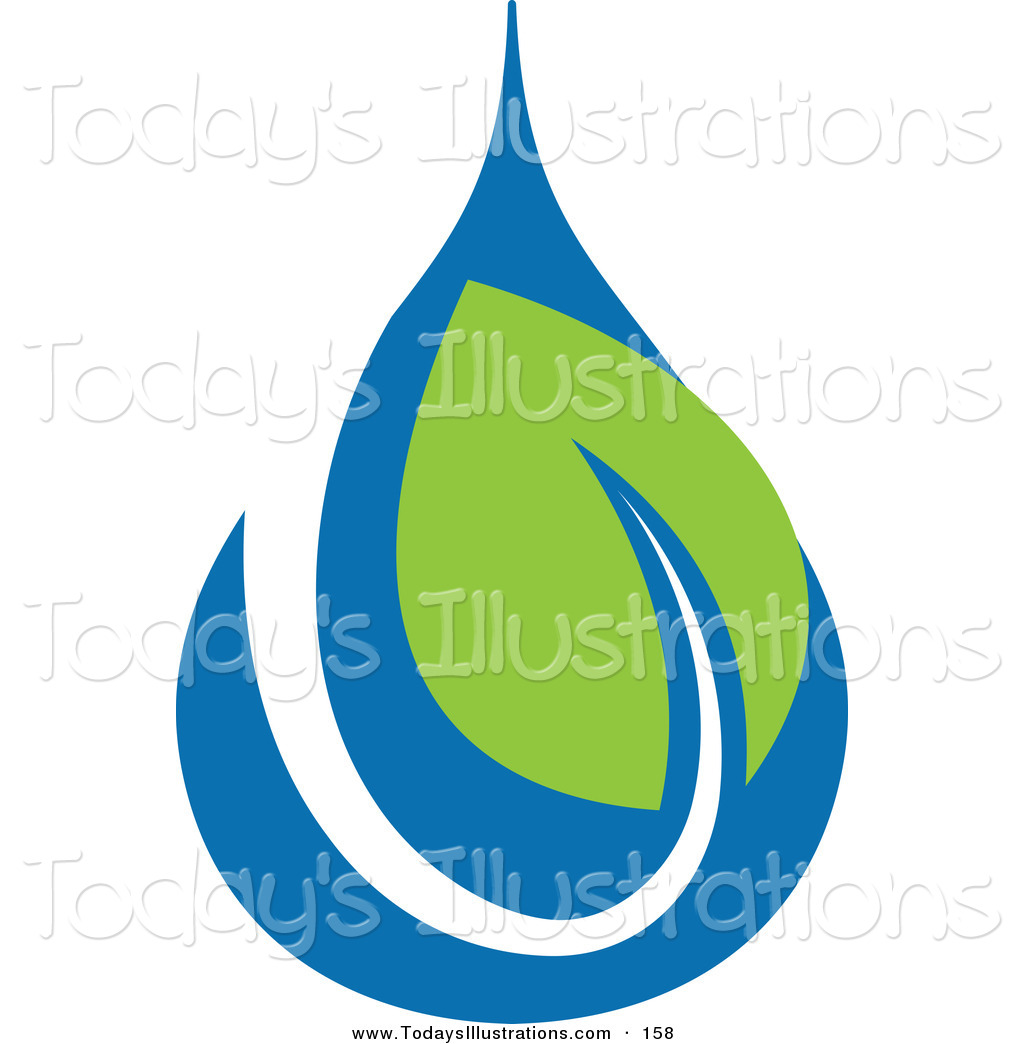 1024x1044 Clipart Of A Green And Blue Ecology Logo Icon