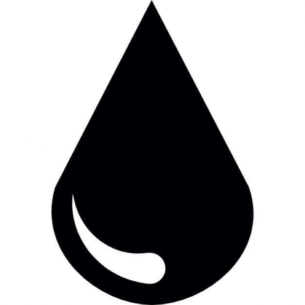 626x626 Water Drop Silhouette Icons Free Download