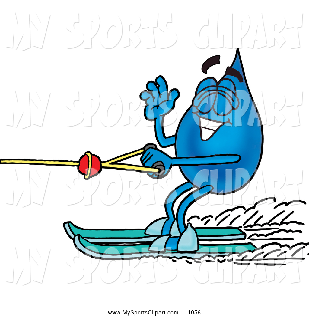 1024x1044 Sports Clip Art Of A Friendly Water Drop Mascot Cartoon Character