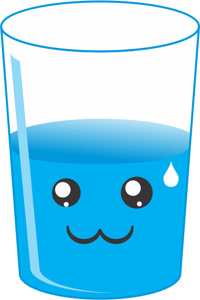 414x620 Glass Clipart Kawaii