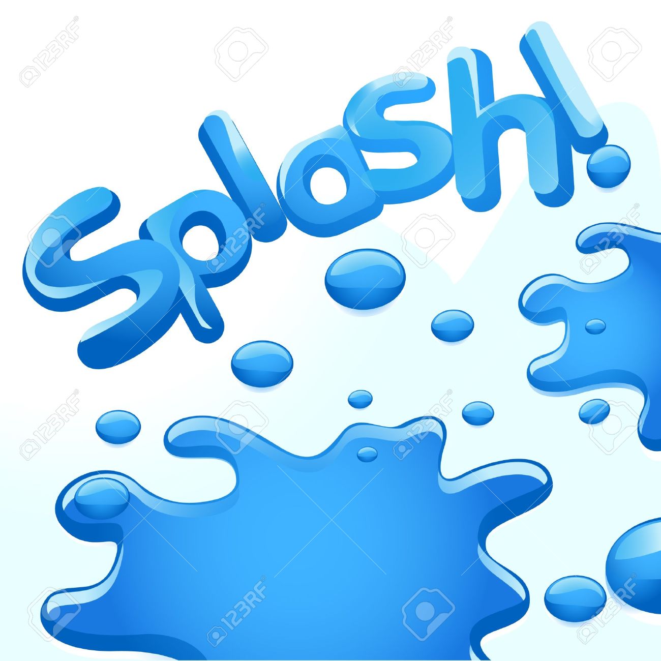 1300x1300 Water Splash Background Clip Art Cliparts