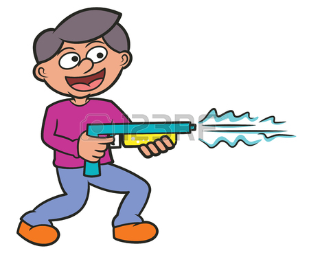 450x371 Little Boy Playing In Dirty Mud Cartoon Illustration Royalty Free